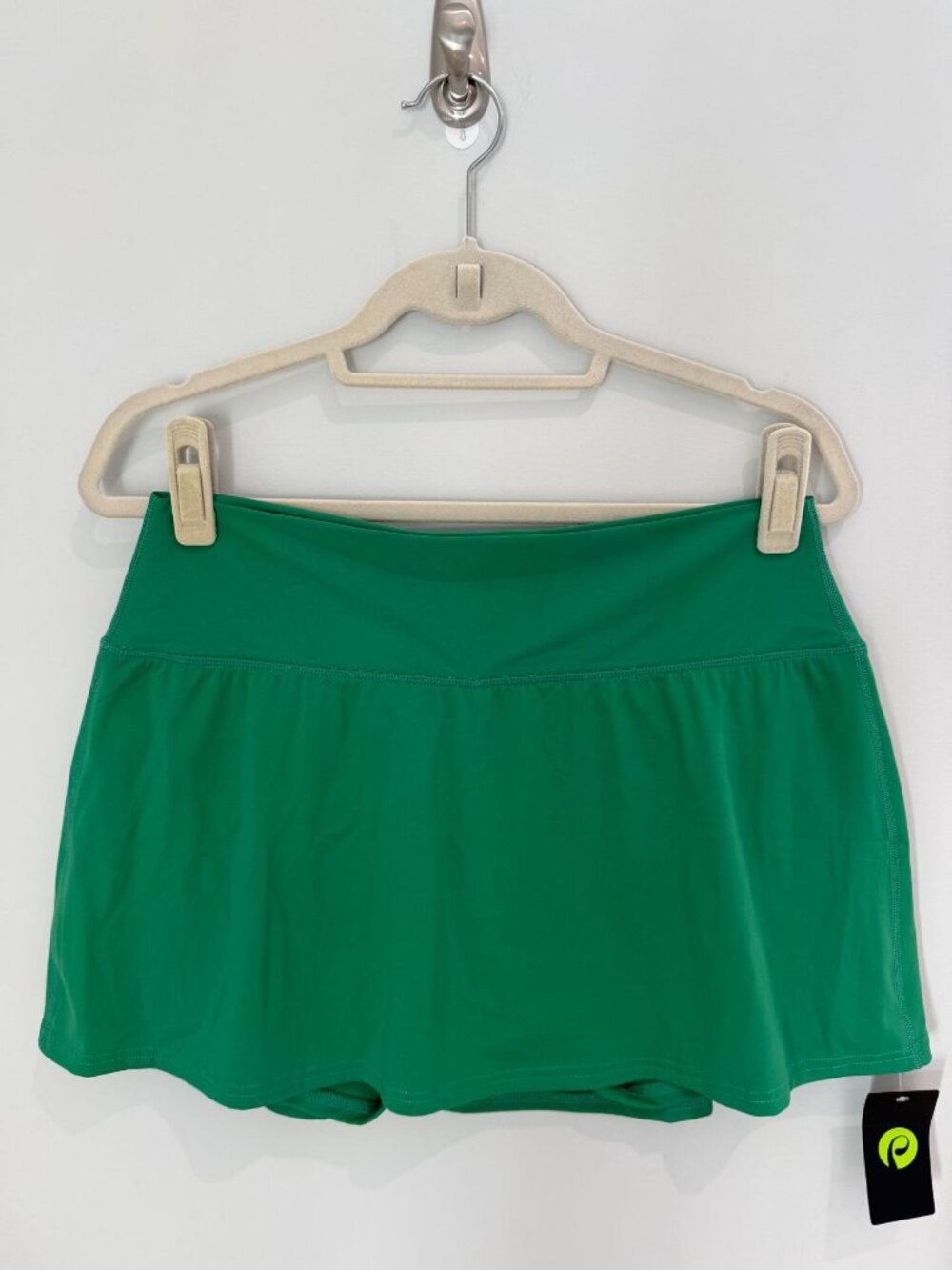 NWT Pinspark Green Golf Tennis Skirt Skort XL High Waisted Pleated Athletic